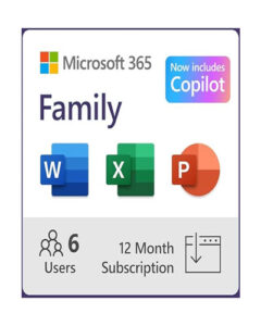 Office 365 Family | 12-Month Subscription, Up to 6 People | Word, Excel, PowerPoint | 1TB OneDrive Cloud Storage